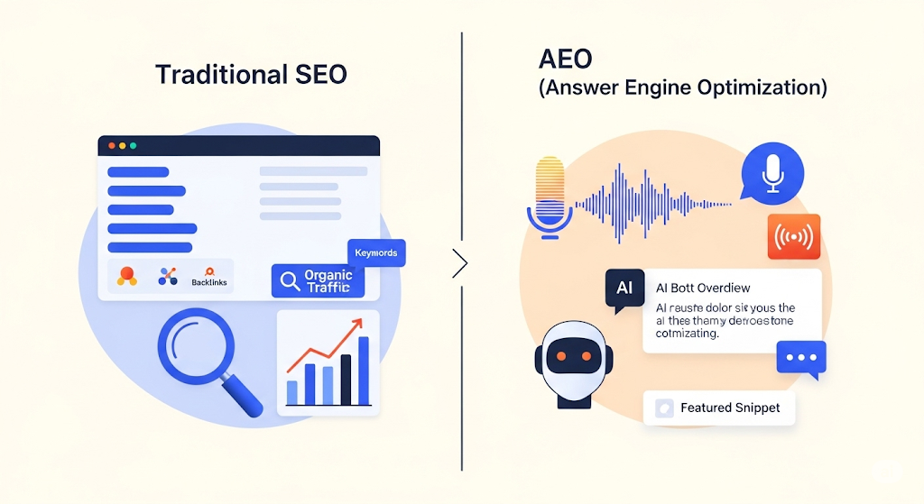AEO Vs Traditional SEO