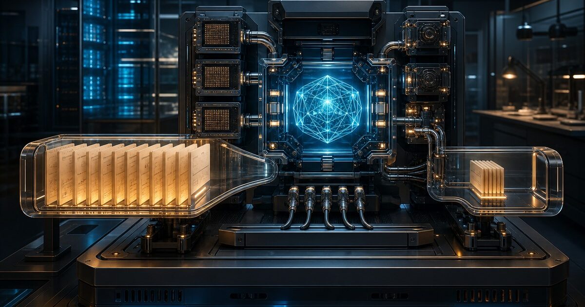 AI agent harness preserving and compacting task context around a central model core