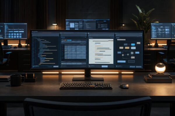 Workstations handling code, research, spreadsheets and browser automation in a Claude Opus 5 comparison.