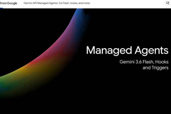 Google illustration for Gemini 3.6 Flash Managed Agents, hooks and triggers