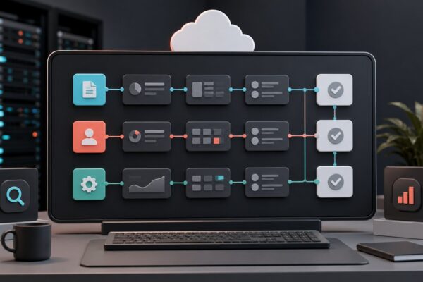 Persistent cloud-computer agents coordinating work across apps